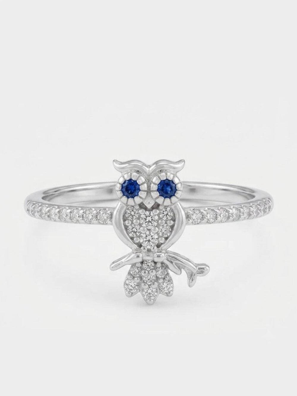Owl Ring, 925 Sterling Silver Charmed Aroma Size 7